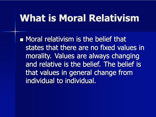 The Myth Of Moral Relativism - J Dolhenty - 2